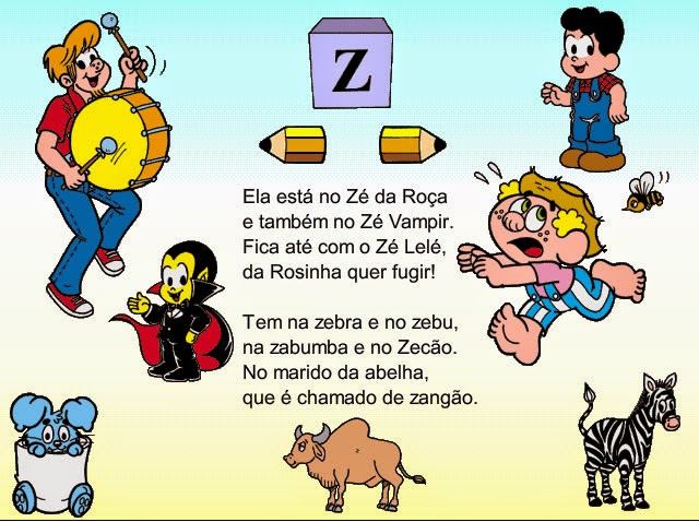Alfabeto Ilustrado Turma da Mônica - Zé Vampir