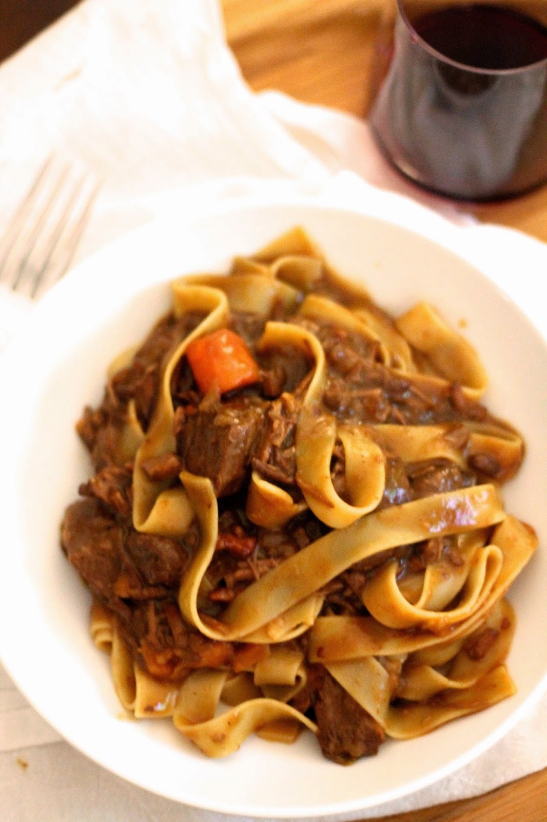 Young and Entertaining Braised Beef Pappardelle