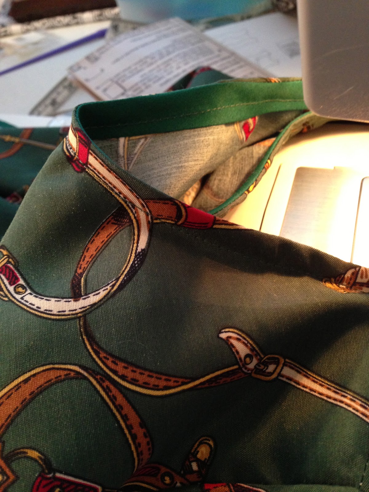 SewPetiteGal Sewing 101 Finishing Edges w/ Bias Tape