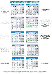 CALENDARIO ESCOLAR 2015/16