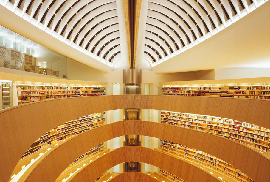 Bibliotequera Biblioteca Facultad de Derecho. Zurich. Suiza