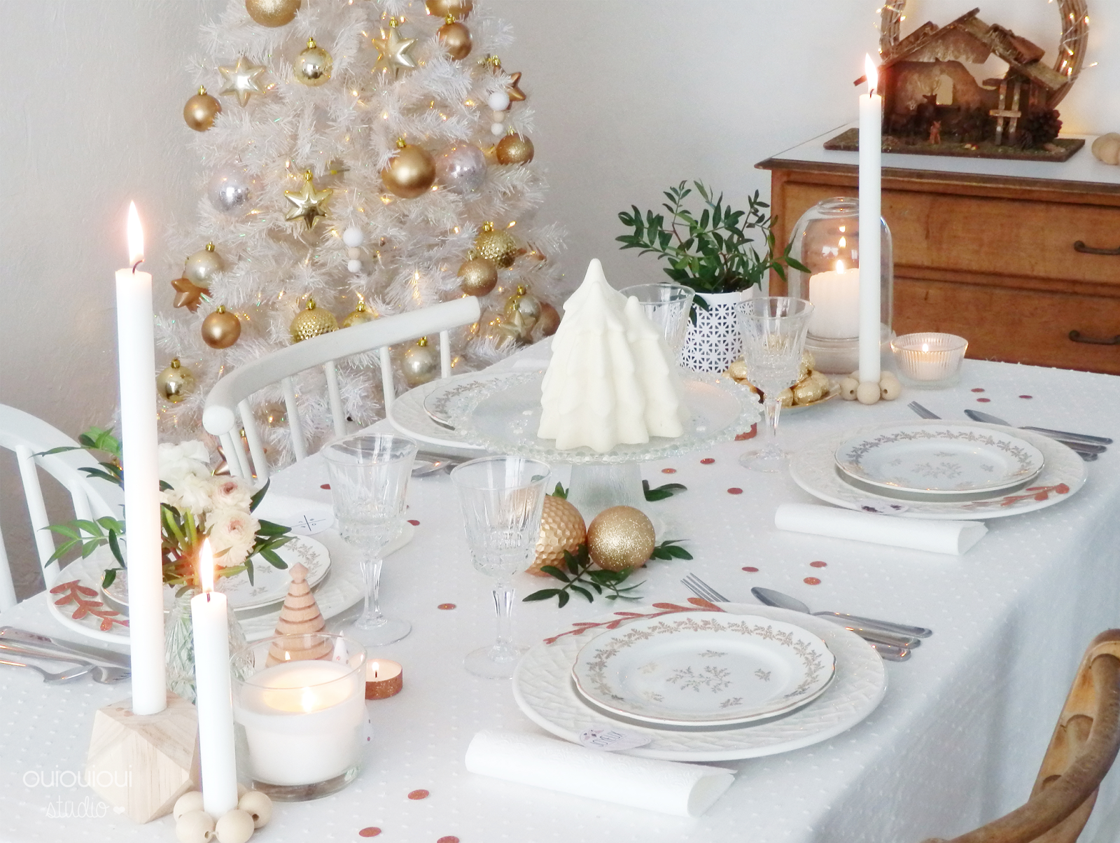 Une Table De Fete Pour Un Noel En Or Oui Oui Oui Studio