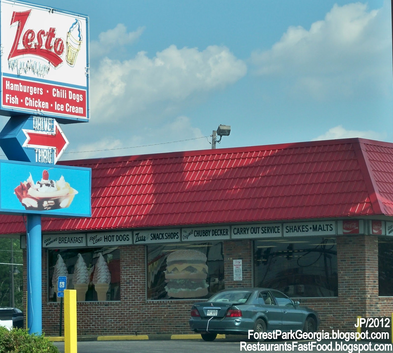 Restaurant Fast Food Menu McDonald's DQ BK Hamburger Pizza Mexican Taco