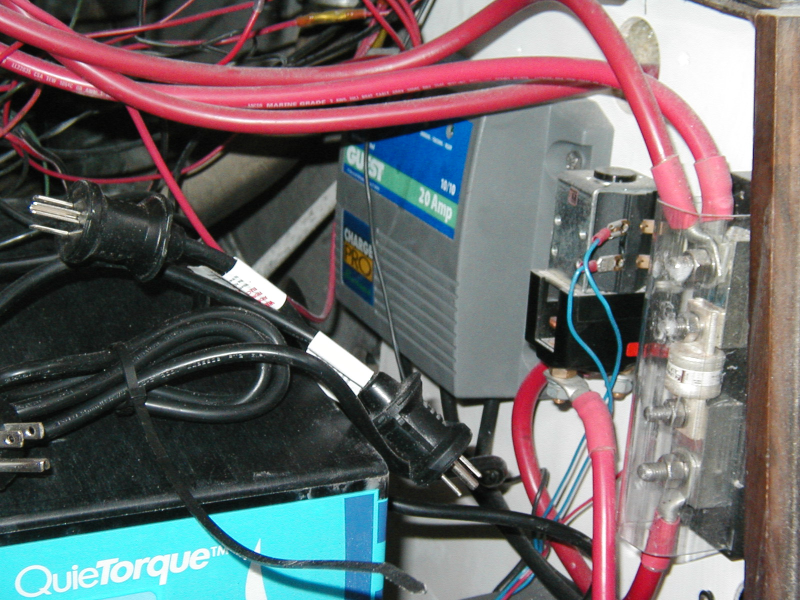 Refitting Into The Blue: More About the Motor: Wiring and Batteries