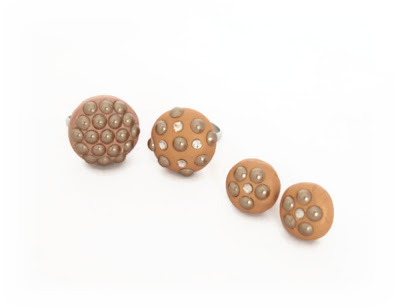 Swarovski Crystal & Pearl hot fix with polymer clay by Lottie Of London Swarovski Crystal & Pearl hot fix with polymer clay by Lottie Of London