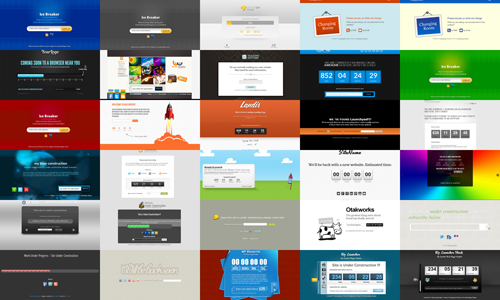 30 Blogger Templates for Under Construction - Under Construction