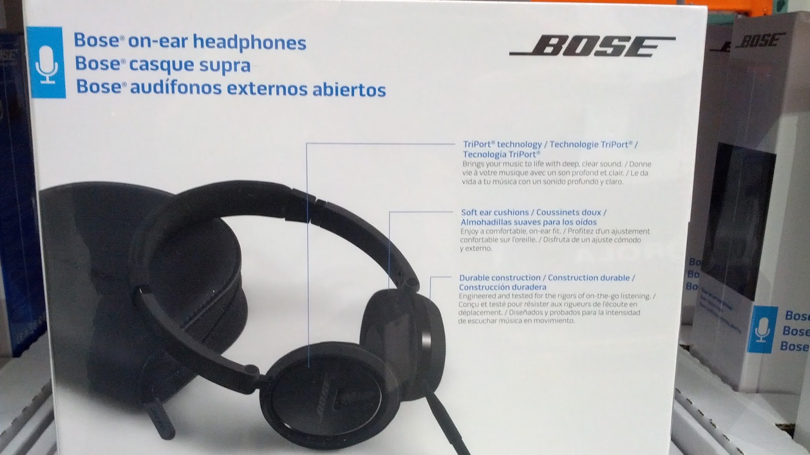Bose Mobile OnEar Headphones with Microphone Costco Weekender