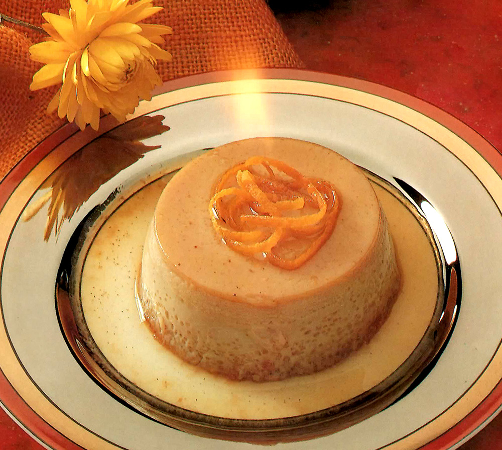 Recipes Blog Flambéed Caramel Custards Recipe