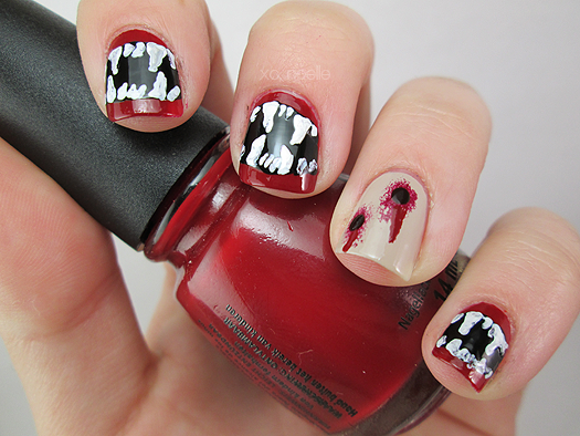 6. "Vampire-inspired nail designs" - wide 1