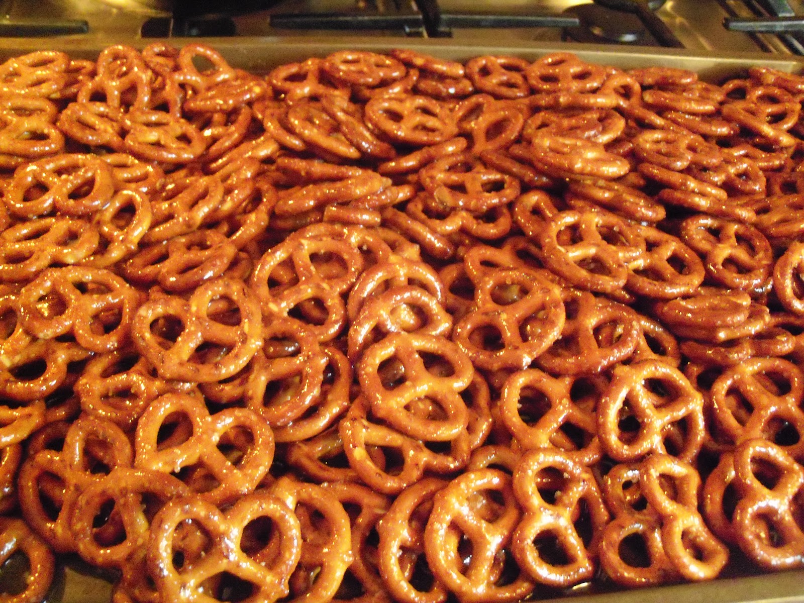 Girl and her Kitchen Whiskey Pretzels