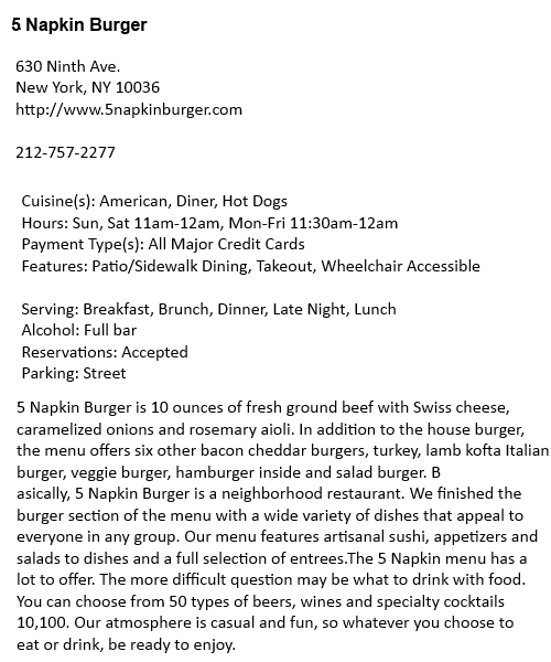 five napkin burger nyc five napkin burger nyc