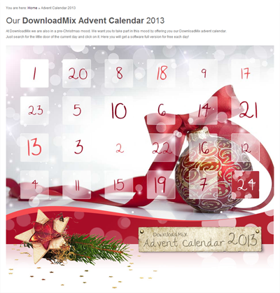 DownloadMix XMAS Kalender 2013