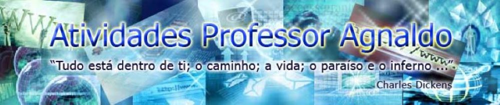 Atividades do Professor Agnaldo