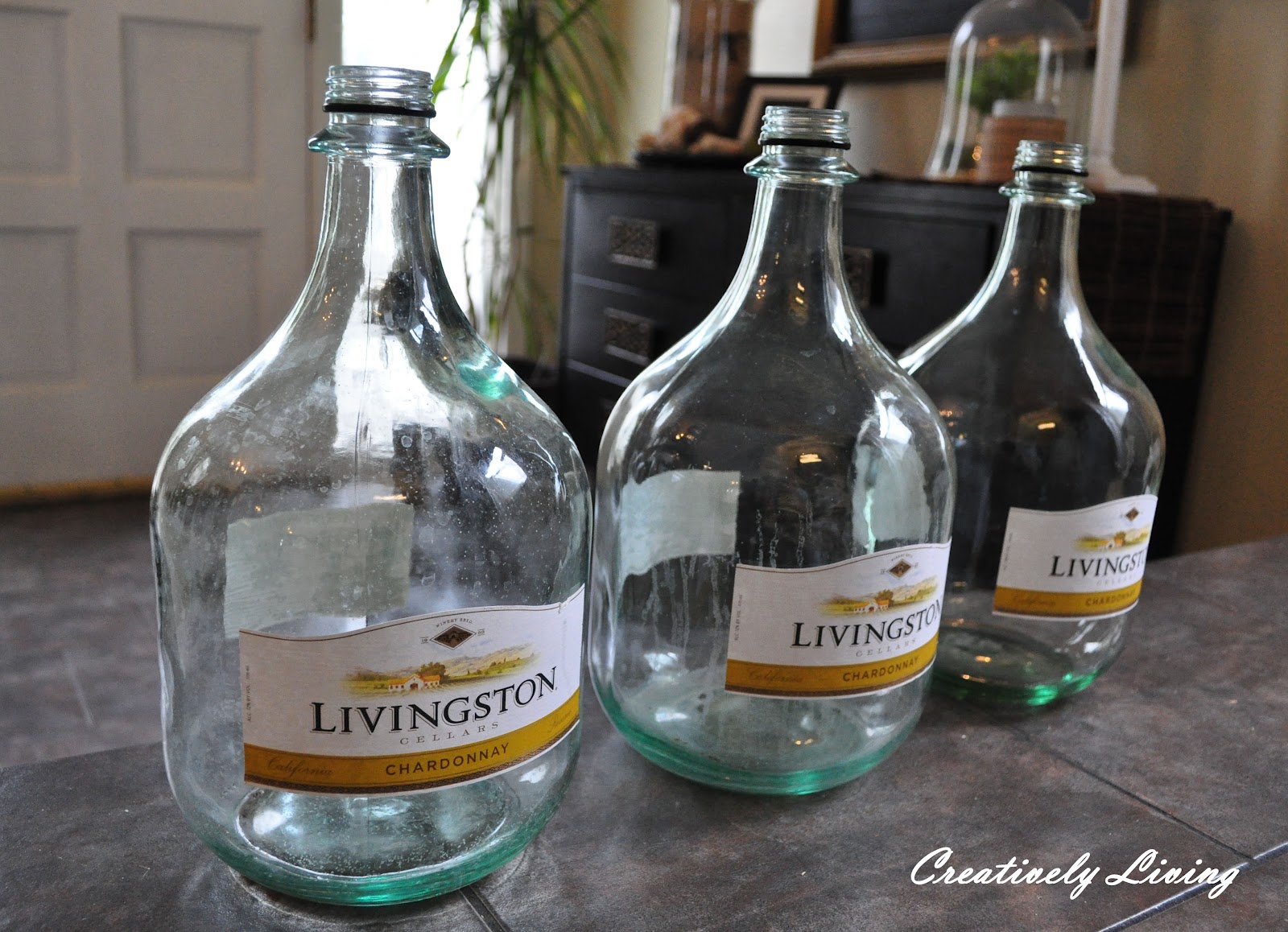 Wine Jugs and Jute Creatively Living Blog