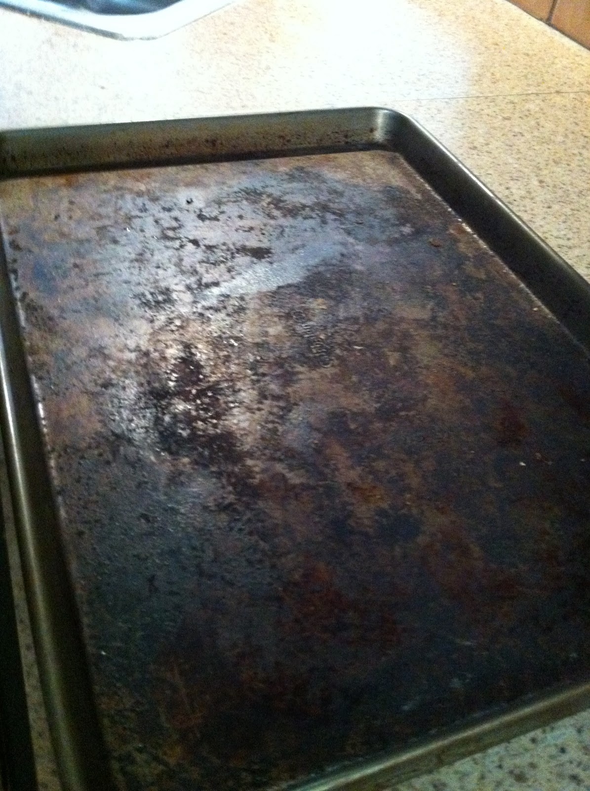 eat drink run be mommy pinterest challenge day 11 eew not cleaning cookie sheets
