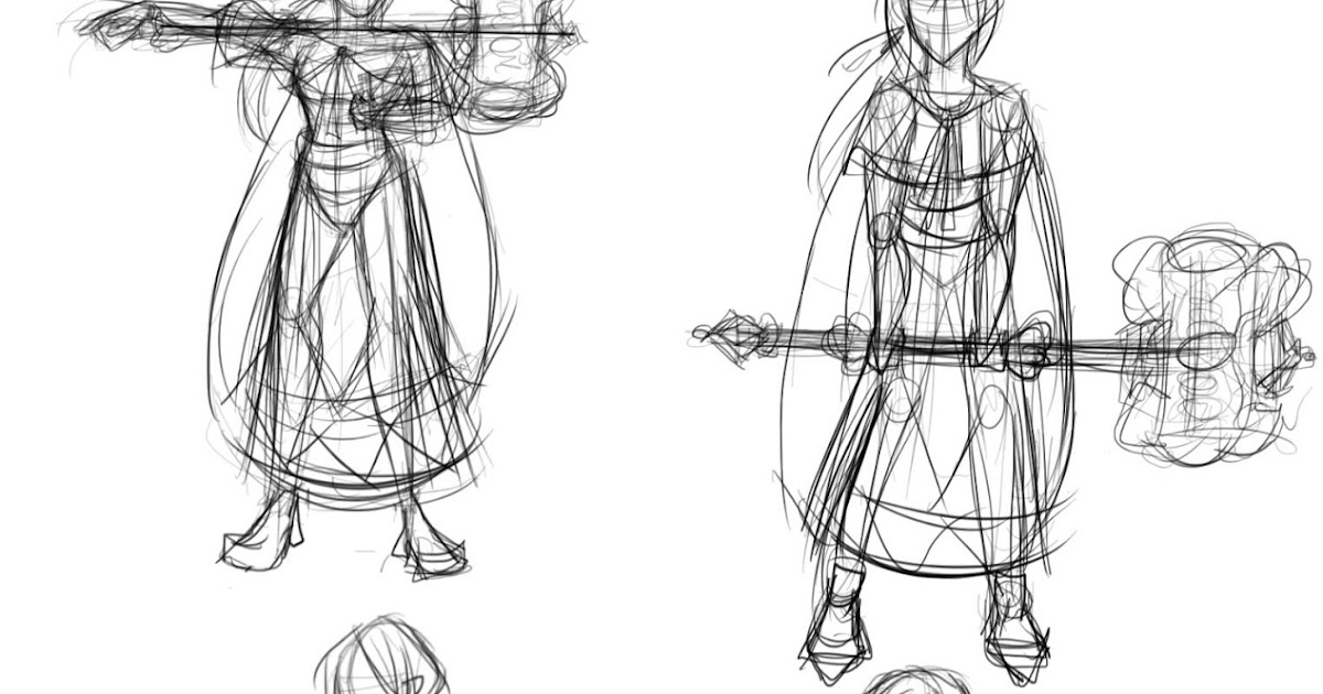 Daily Sketch Hammer Poses