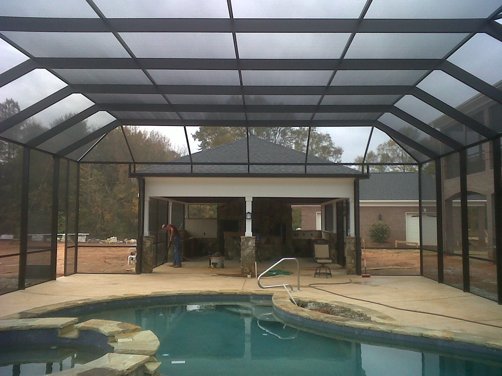 Pool Enclosures USA: L shaped Pool Enclosure