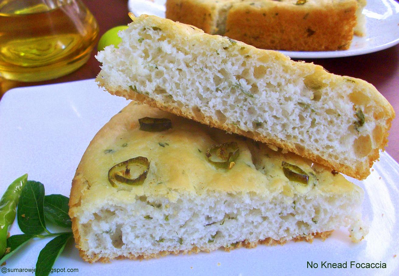 Cakes & More No Knead Focaccia Super Quick, Easy Easy And Yumm!!