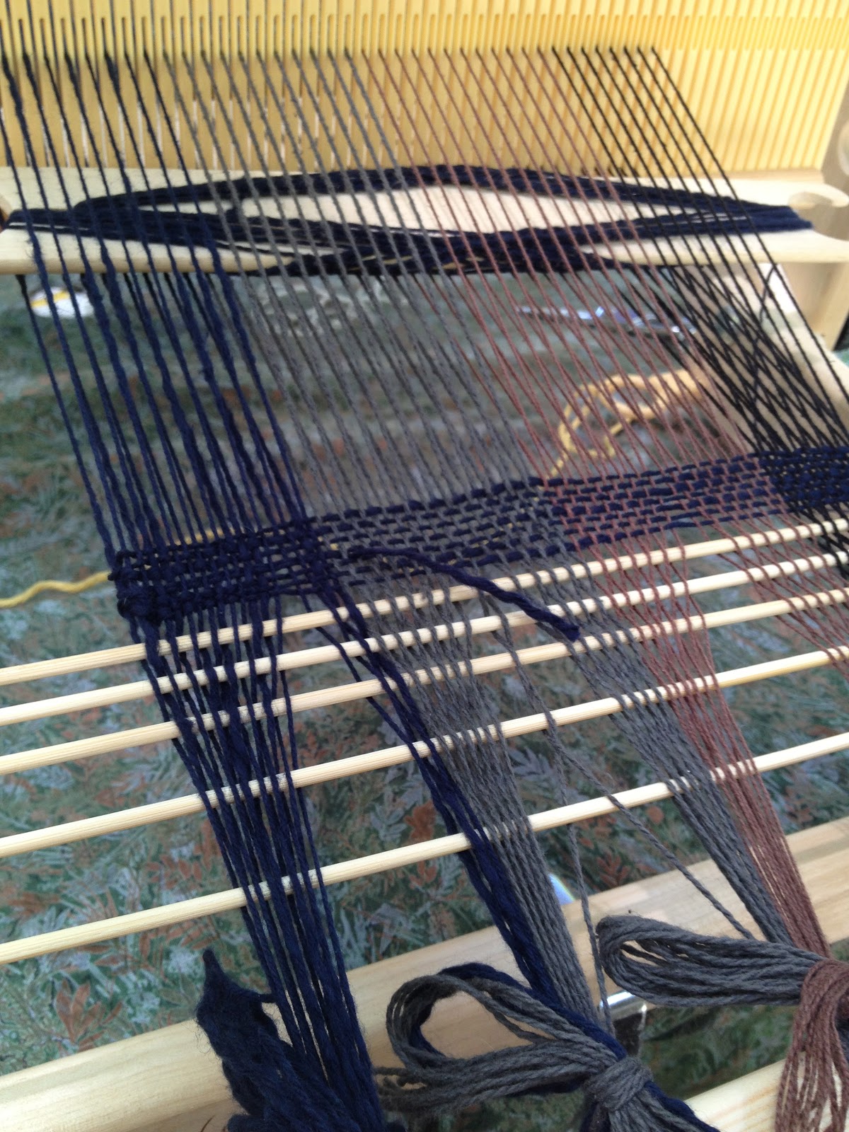 CENTERING WITH FIBER Learning saori weaving and rigid heddle loom weaving