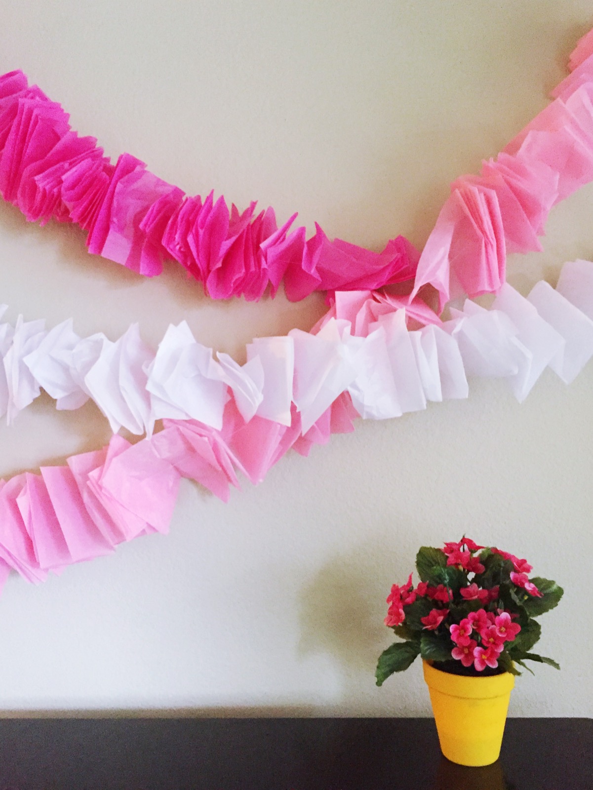 Silver Lining Easy Tissue Paper Garland
