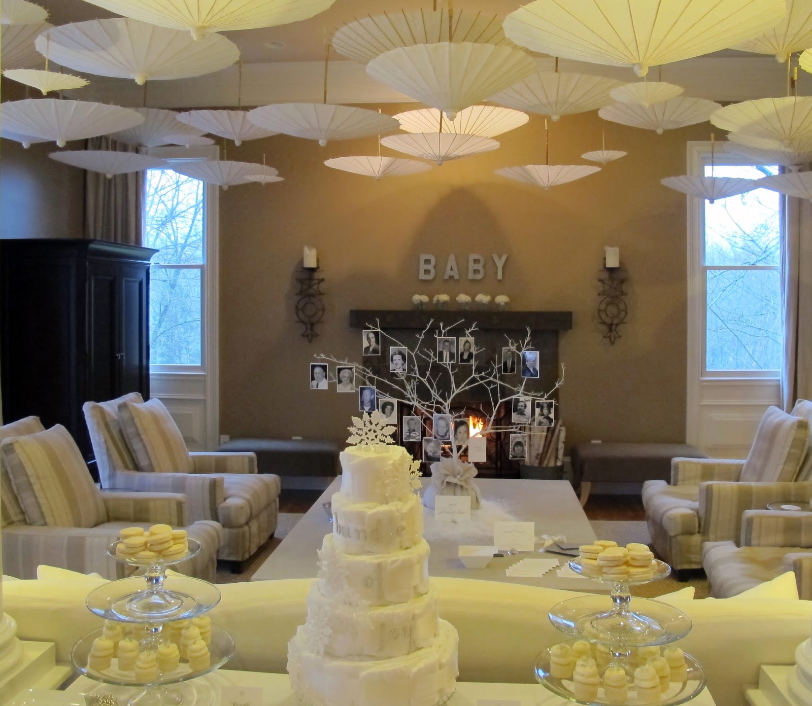 love and lion WINTER WHITE BABY SHOWER FOR LAUREN