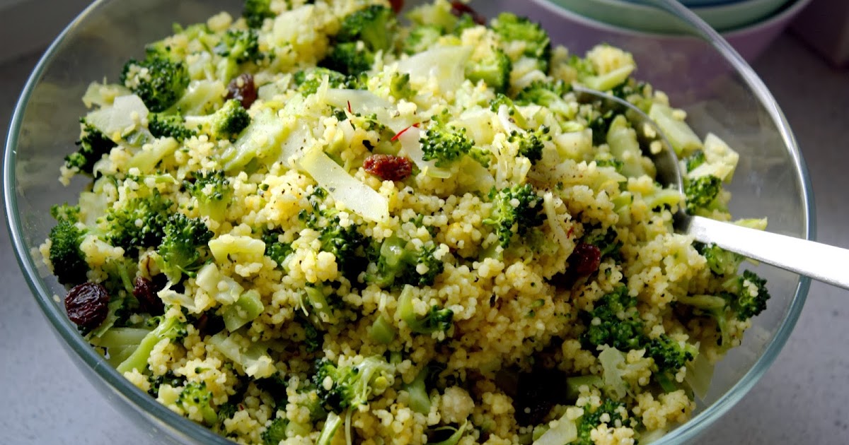 Lepeltje Liefde Saffraancouscous met broccoli, bleekselderij