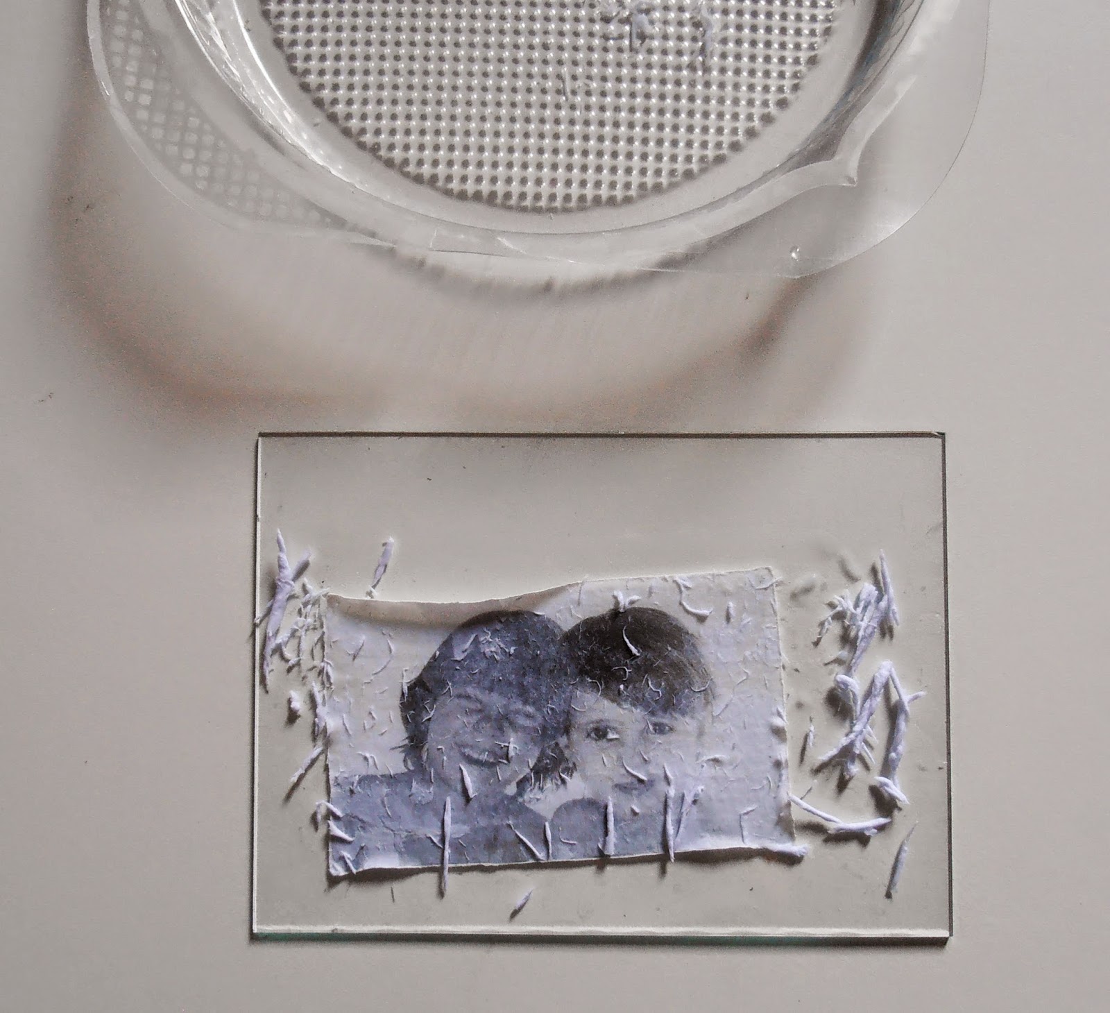 transfer image to mod podge method drying