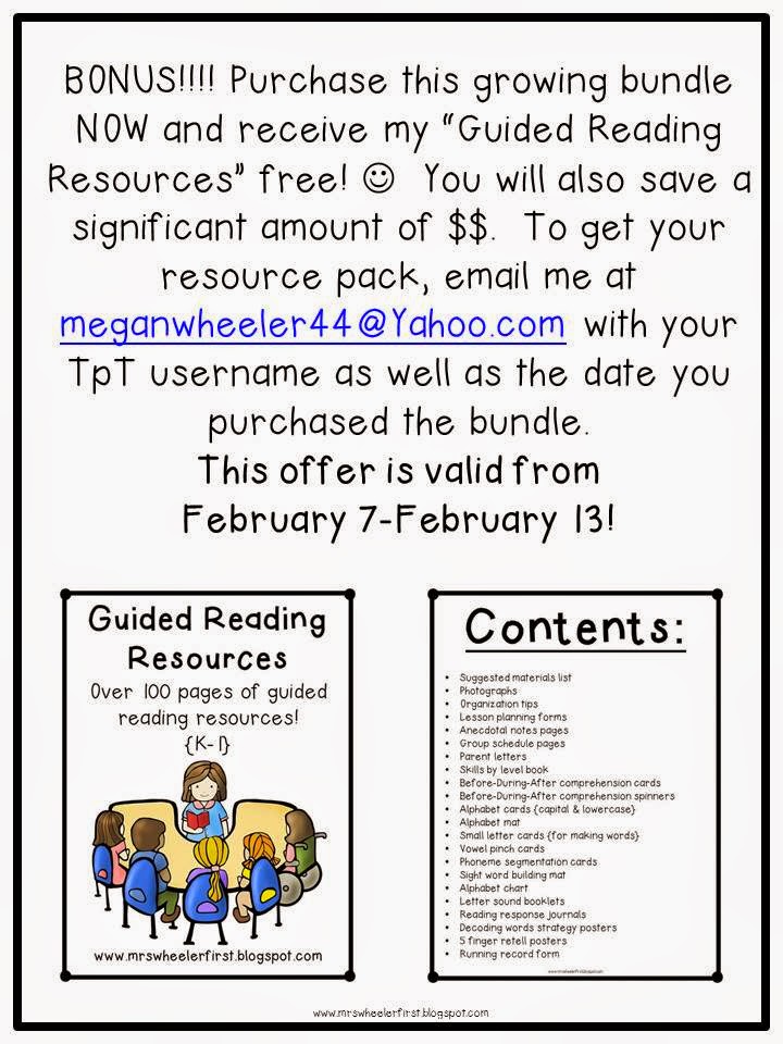 Mrs. Wheeler's First Grade Tidbits: Guided Reading