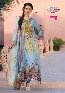 Zam Zam Chiffon Lawn Vol-2 2013 By Dawood Textiles