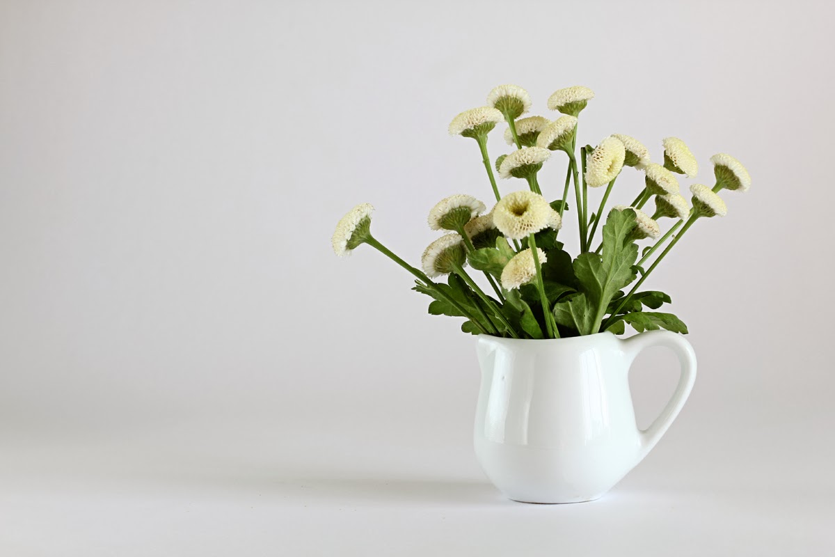 Jarrón con flores