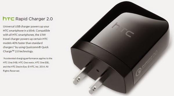 htc quick charge 2 0 uyumlu hizli sarj adaptorunu duyurdu