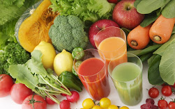 Sucos de frutas, verduras e legumes