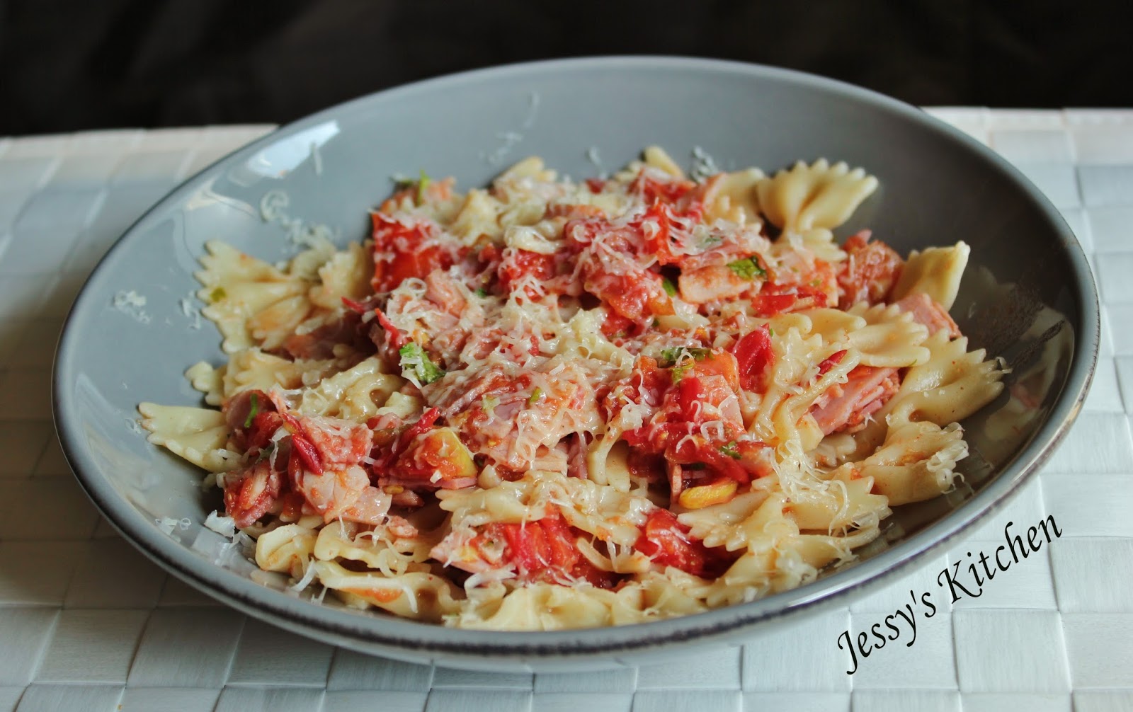 Jessy's Kitchen Pâtes JambonTomates