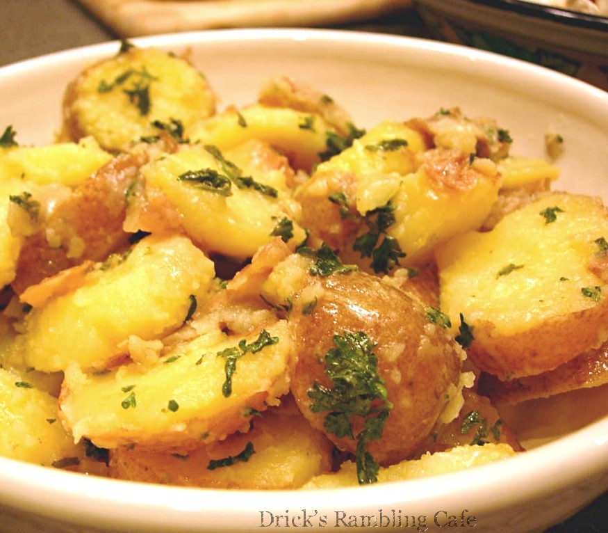 Buttery New Potatoes with Parsley Drick's Rambling Cafe