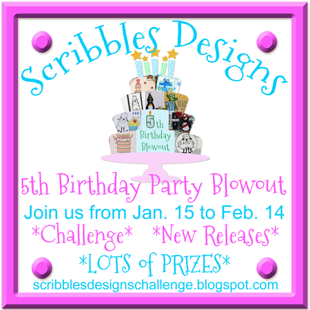 Scribbles Designs 5th Birthday