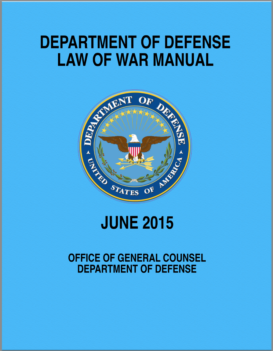 Dodd 5100.77 Dod Law Of War Program