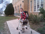 First day of school. Look, hair!