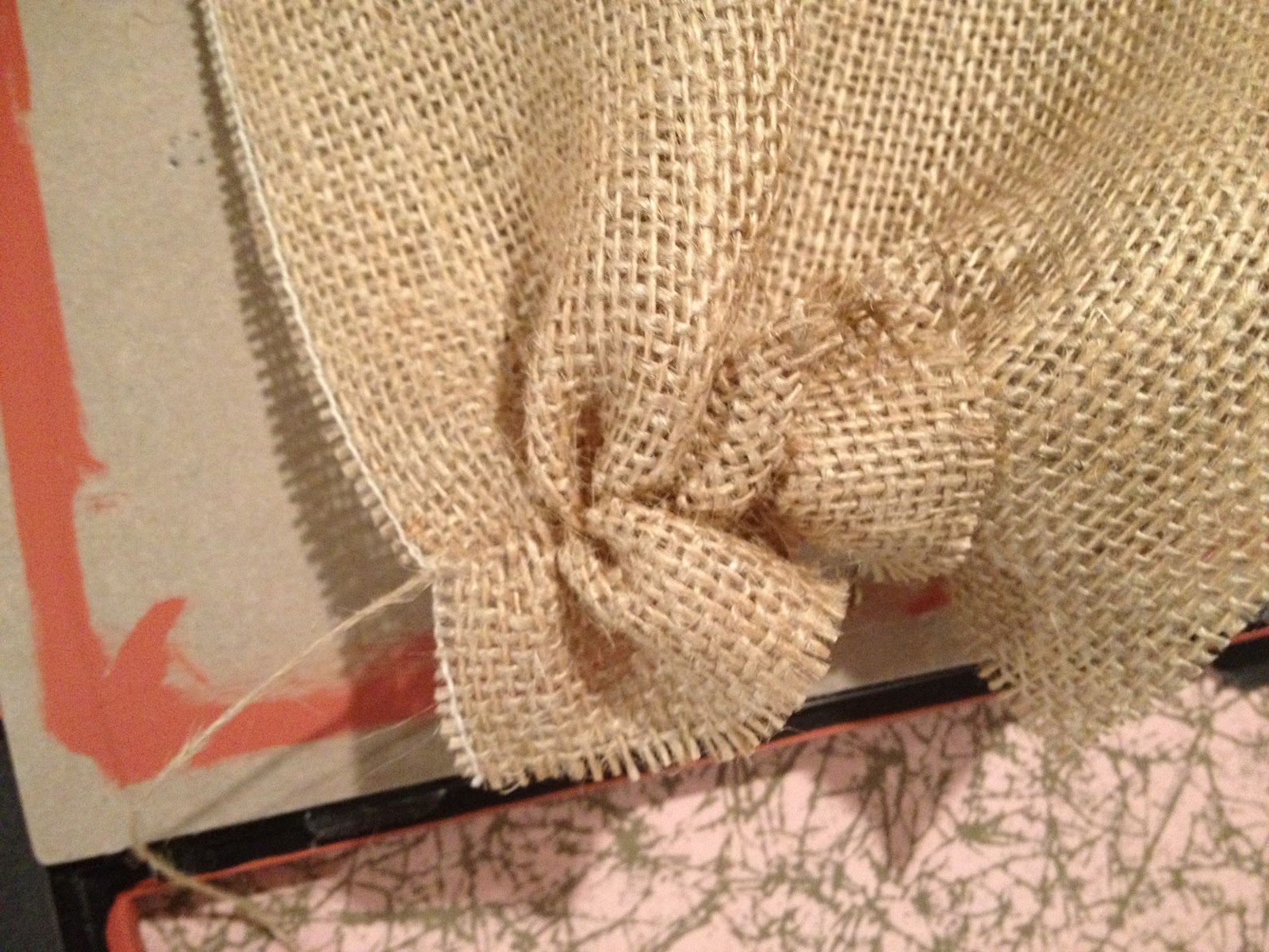 DIY Burlap Frame Time 2 Save