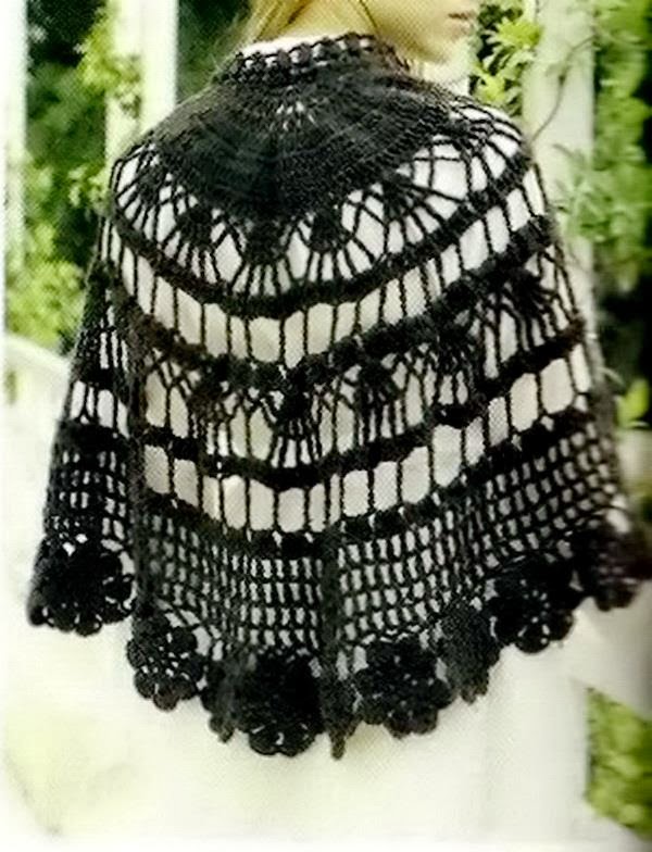 Crochet Shawls Crochet Shawl Cape Pattern Wonderful