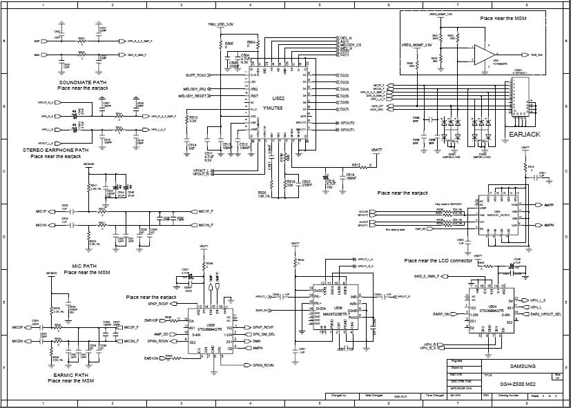 Samsung Sgh Z500 Schema Diagram