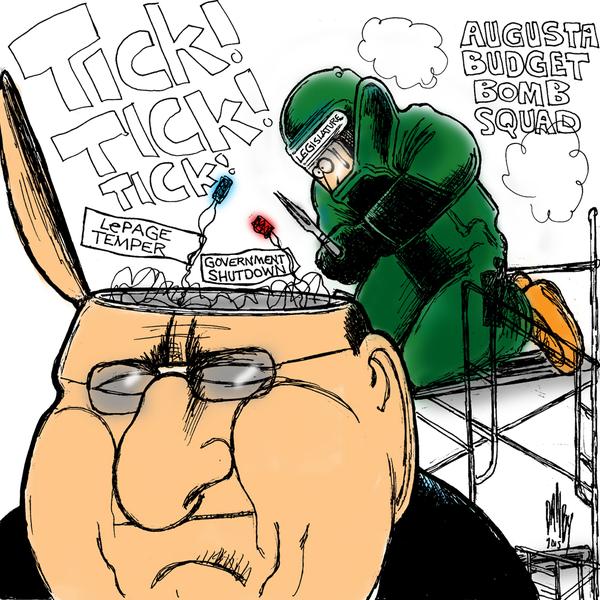 Bado S Blog Maine Governor Jokes About Shooting Newspaper Cartoonist