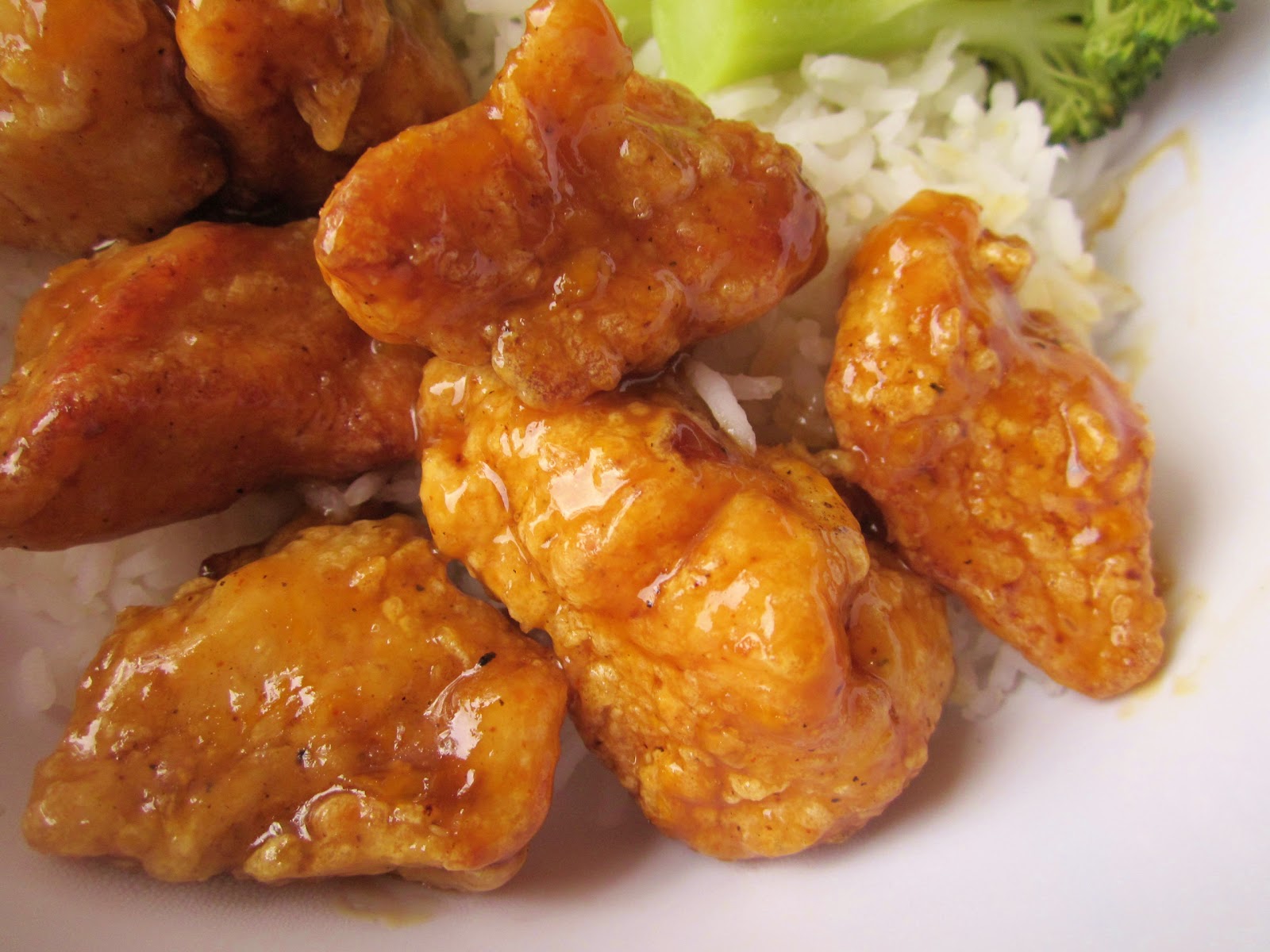 Dimples & Delights Orange Chicken with Broccoli