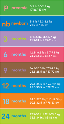 Carters Socks Size Chart