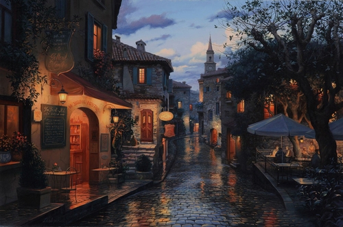 14-Magic-Evening-Evgeny-Lushpin-Scenes-of-Realistic-Night-Time-Paintings-www-designstack-co