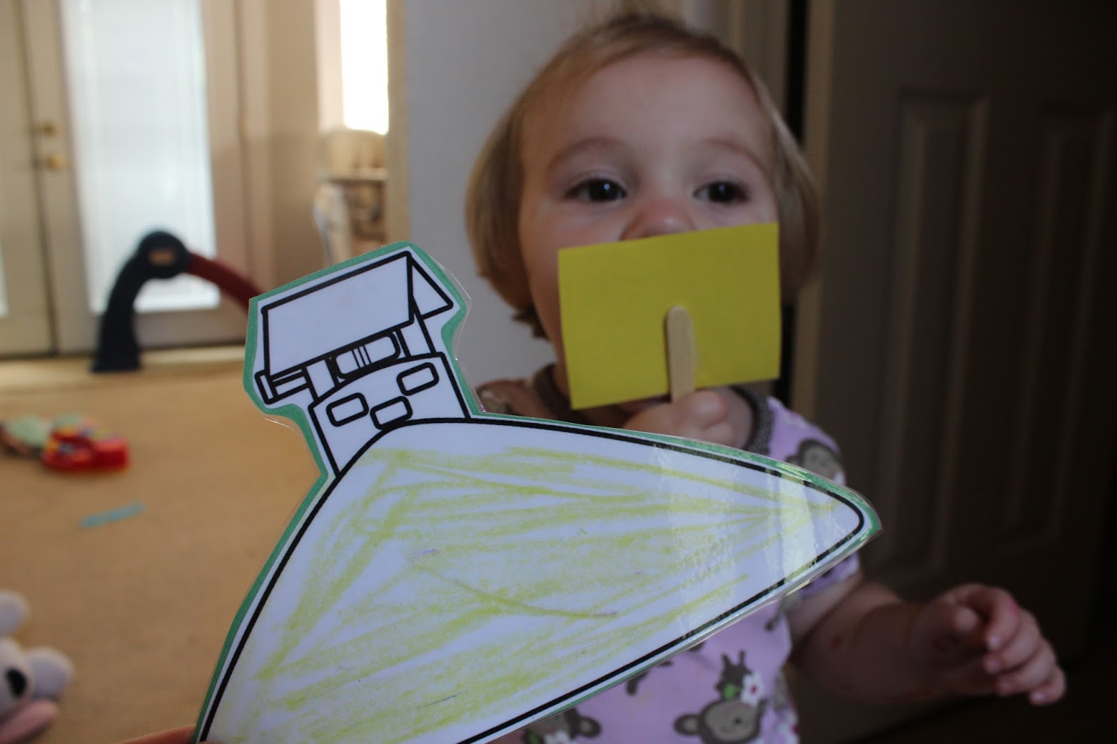 Giggles and Glue sticks....sisters learning together. Nursery Rhymes