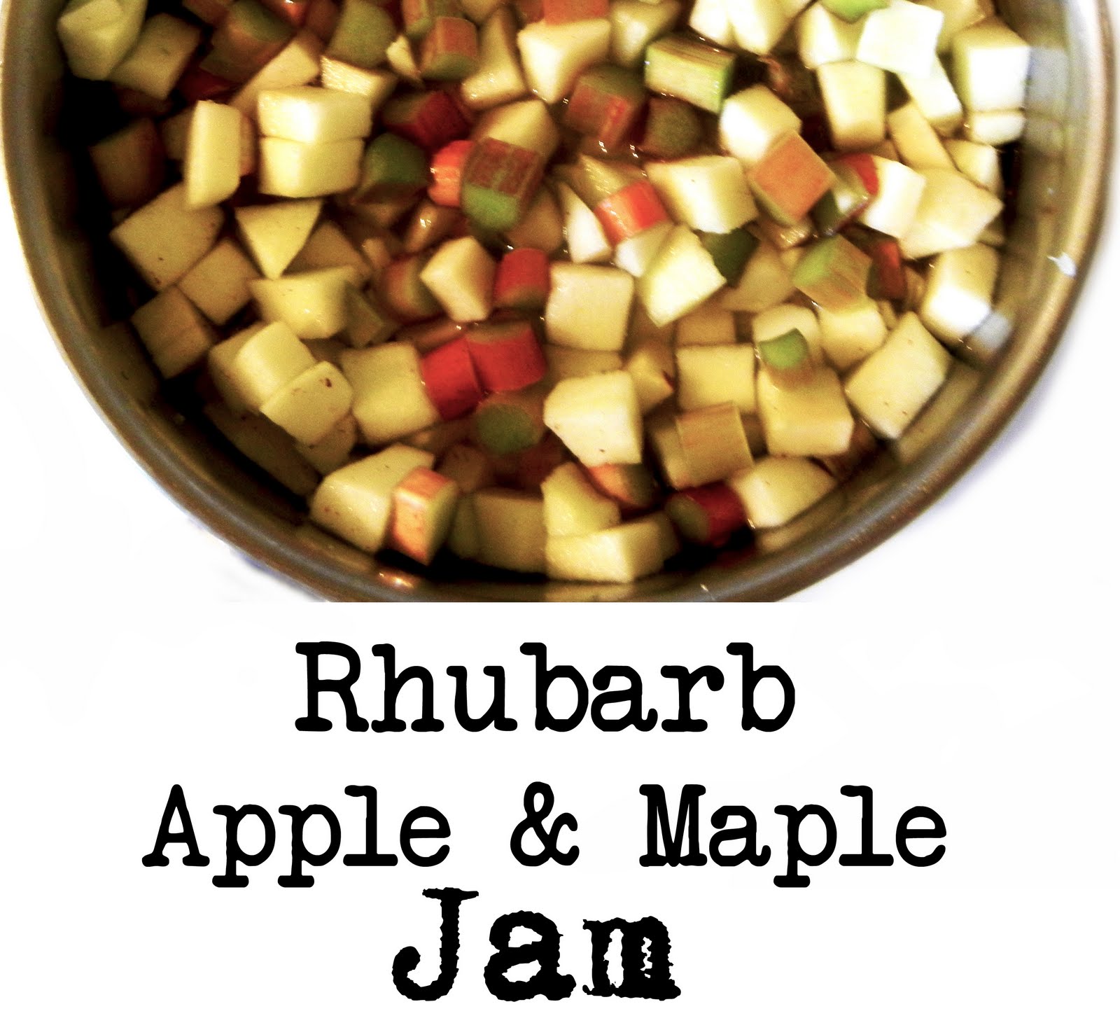 Rhubarb, Apple & Maple Jam
