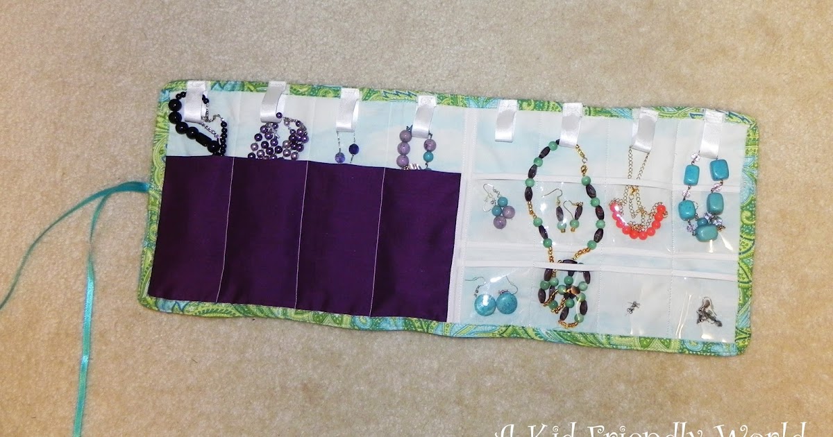 A Kid Friendly World Travel Jewelry Holder Tutorial