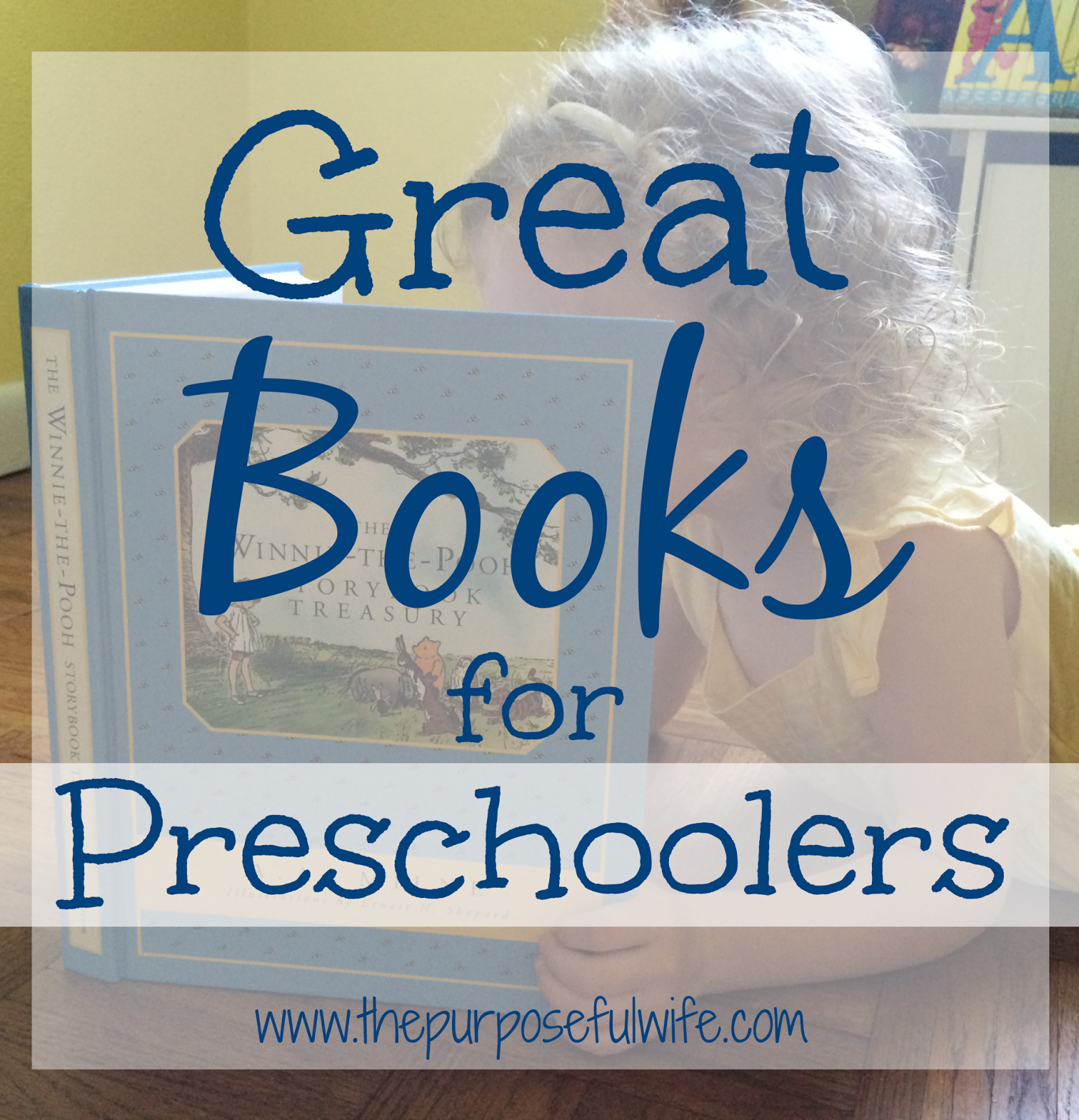 31 Days of Great Books for Preschoolers