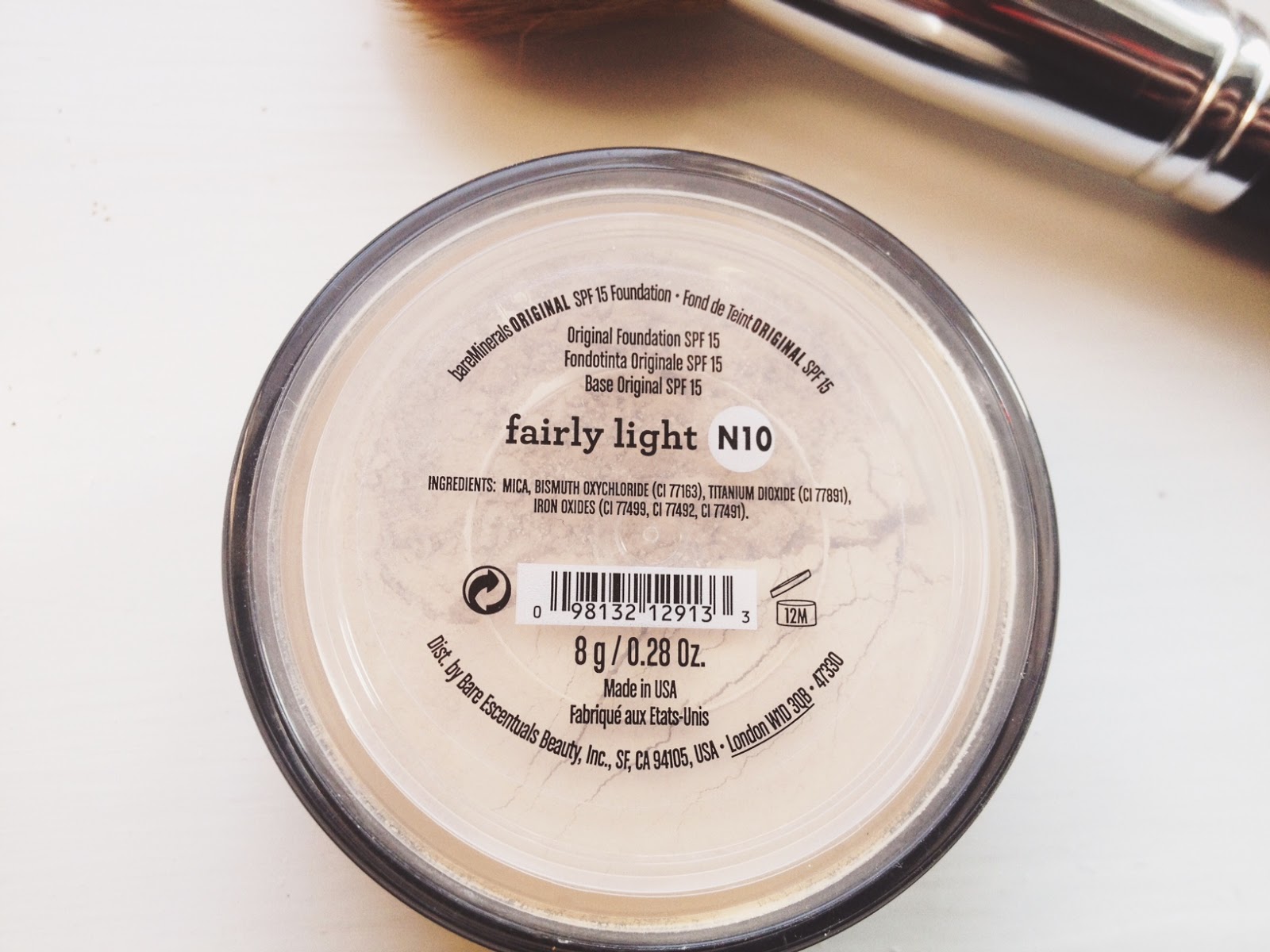 bareMinerals Original Mineral Foundation Review Dalry Rose Blog