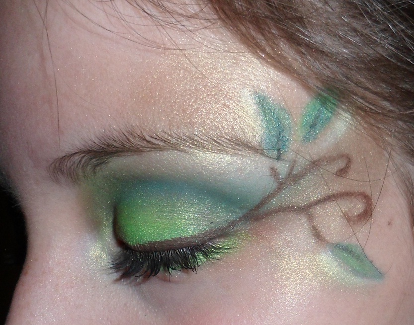 Luhivy's favorite things Halloween makeup Wood Fairy/Elf